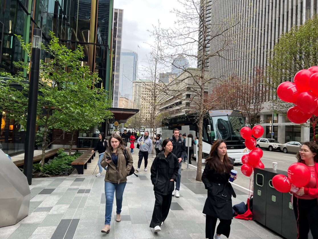 Who works downtown? Most of Seattle, it turns out. Nearly 337,000 jobs are based in downtown – 54% of Seattle’s total jobs.   #SOD2024
