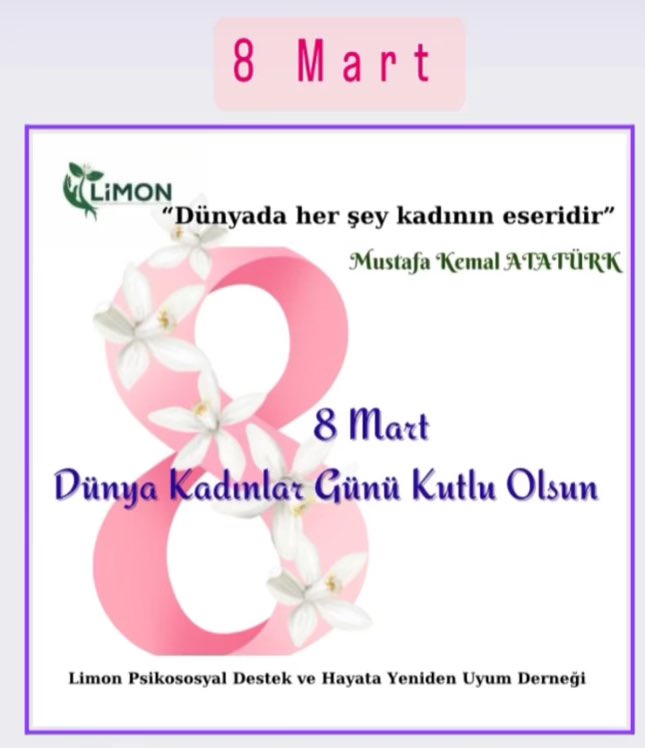8 Mart Dünya Kadınlar Günümüz kutlu olsun. 

#8MartDünyaEmekçiKadınlarGünü