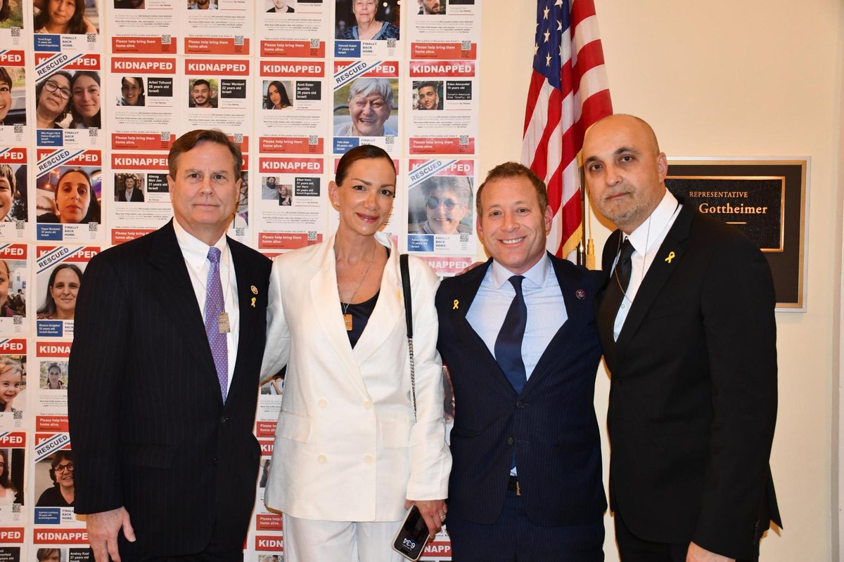 I’m honored to have American hostage family members, including the Alexanders from Tenafly, NJ, as my guests at the State of the Union address.

These brave parents have no idea of the whereabouts or condition of their children

We must bring the hostages home now.