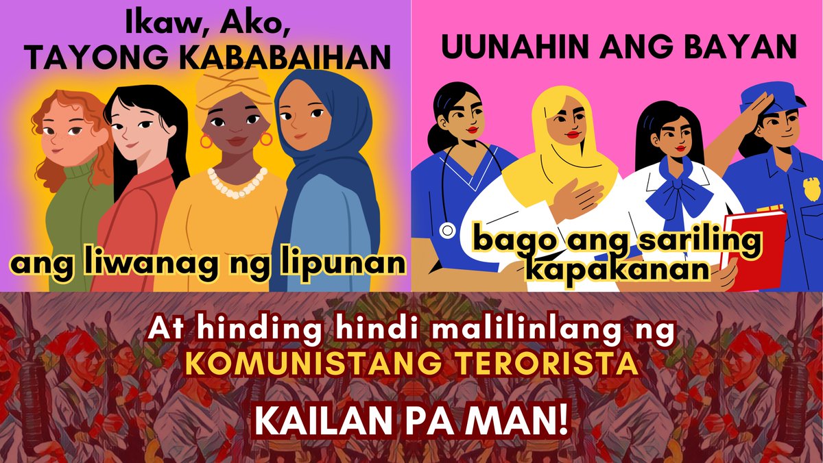 forpeace_oneph's tweet photo. HAPPY WOMENS' DAY! 🥳👄💅🧠💪

Let us remember this day as a global event that celebrates women's achievements, struggles and their right to gender equality NOT for some groups to politicize and promote communist agenda.

#MabuhayangKababaihan
#StopTheLies
#womensday2024 https://t.co/RkRGizeBKF