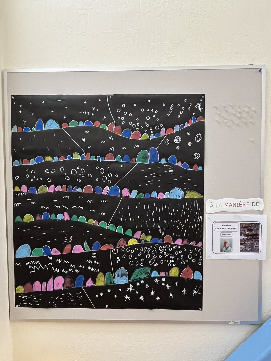 Maîtresse à SF (@mdedoublee) on Twitter photo Œuvre commune « à la manière de » en moyenne section au <a href="/lelyceeSF/">Lycée Français de San Francisco</a> 🤩🥰 #ilovelyjob #SanFrancisco Œuvre commune « à la manière de » en moyenne section au <a href="/lelyceeSF/">Lycée Français de San Francisco</a> 🤩🥰 #ilovelyjob #SanFrancisco