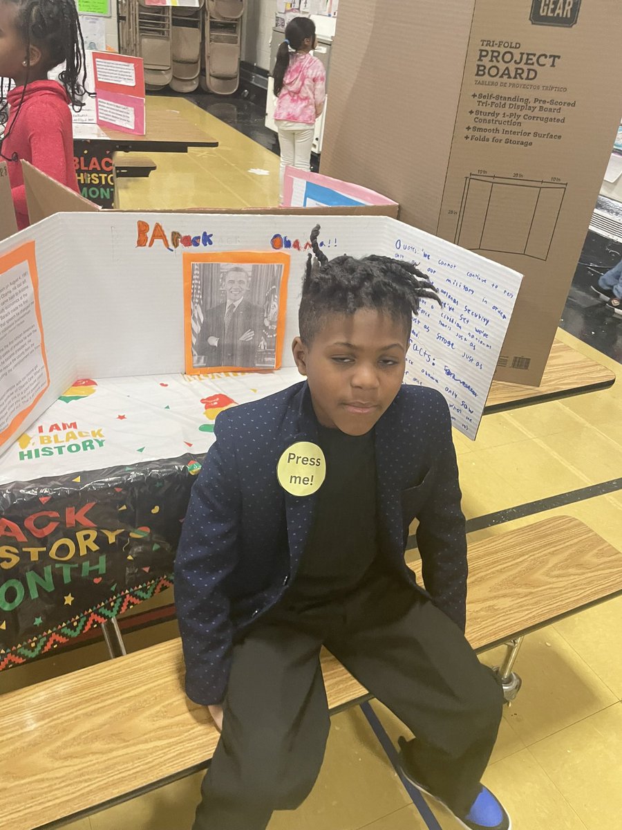 Our Parkmoor leaders did a great job during the Black History living museum #pantherleaders #BlackHistory365