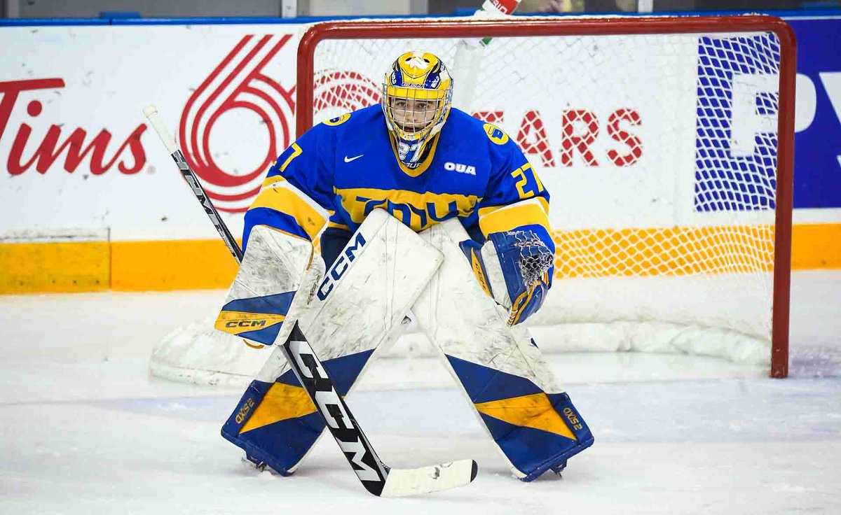 remyzanotto's tweet image. Kai Edmonds, @tmubold 

Kai Edmonds was the epitome of consistency for the Bold, starting 23 games and posting a 2.35 GAA and .918 save percentage!

Edmonds is a huge reason the Bold have moved on to being in the Queen’s Cup Final, continuing his reputation for excellent play.