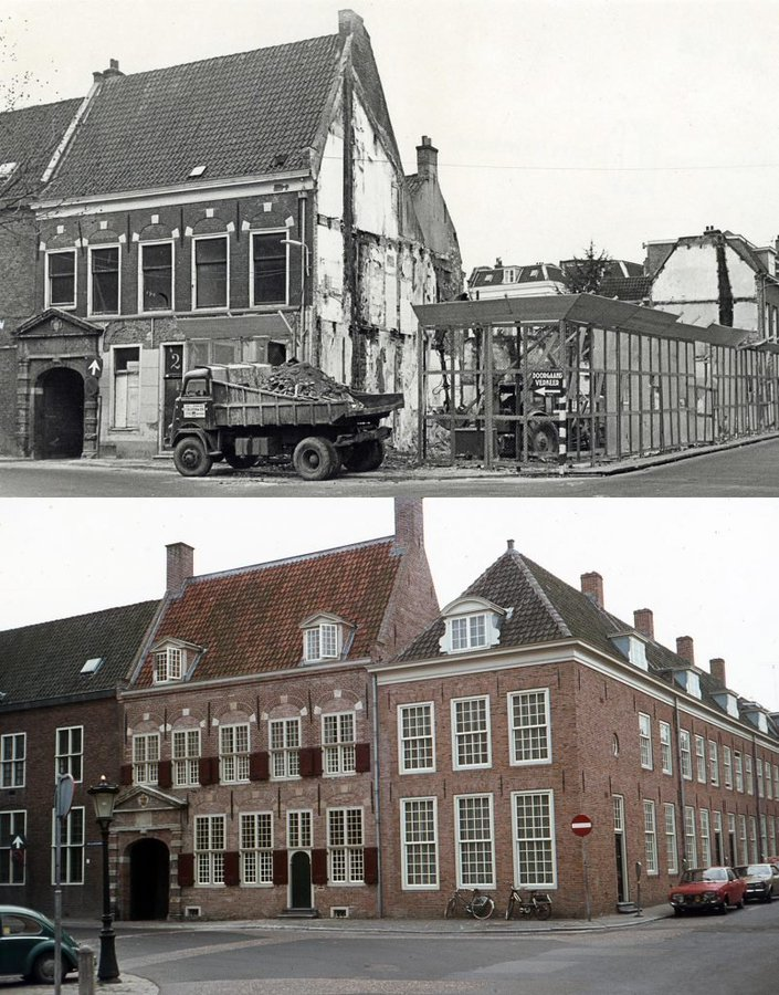 BvZantwijk's tweet photo. #Utrecht. Het #Nicolaasklooster werd na de #reformatie een #tuchthuis, vervolgens een kazerne met militaire strafgevangenis, toen het #Stadsarmenhuis dat later het Gemeentelijk Tehuis voor Ouden van Dagen zou gaan heten. Een deel van het pand werd in 1969 prachtig gerestaureerd. https://t.co/UC40b4W0M2
