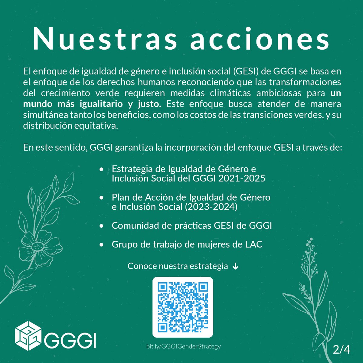 gggimex's tweet photo. Hoy es el Día Internacional de la Mujer, una fecha para conmemorar la lucha de la mujer por participar en la sociedad en igualdad con el hombre. ​

La #IgualdadDeGénero es un componente esencial en el #DesarrolloSostenible y en #GGGI tenemos acciones para garantizar la implementación del enfoque de igualdad de género e inclusión social (GESI) en los proyectos para trabajar hacia un futuro más sostenible para todas y todos.​

#DíaInternacionalDeLaMujer #8M #GESI