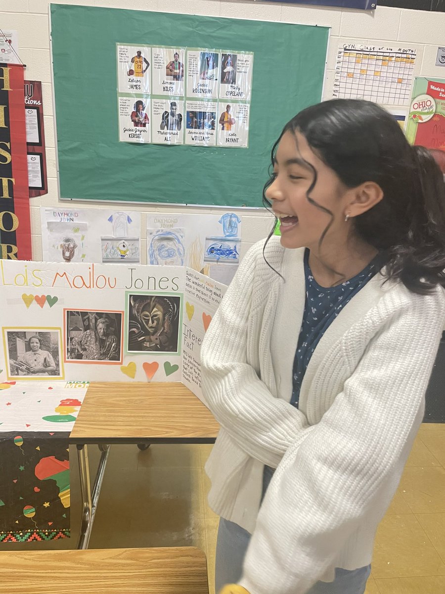 The living Black History museum showed the knowledge our students have obtained from pre-k to fifth grade! #pantherleaders #blackleaders