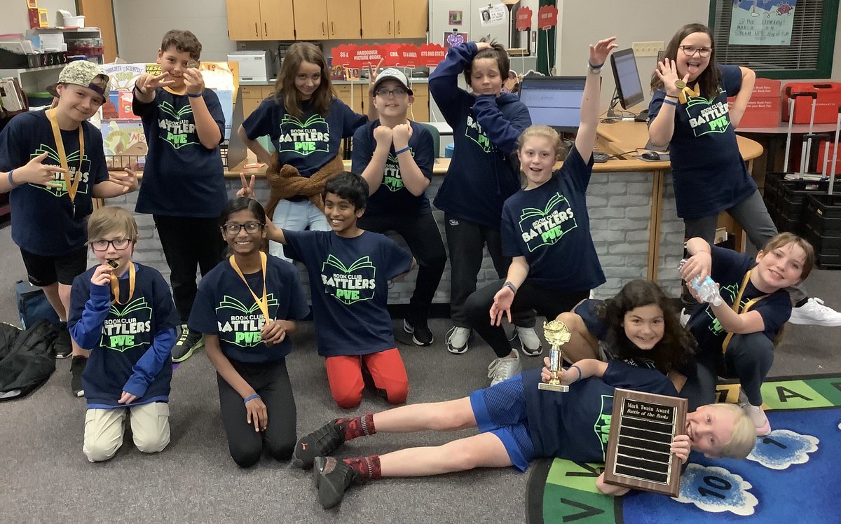 I’m so proud of ALL my 4th and 5th graders who worked hard at the Battle of the books competition. We had a blast and our teams won 1st and 6th place!
