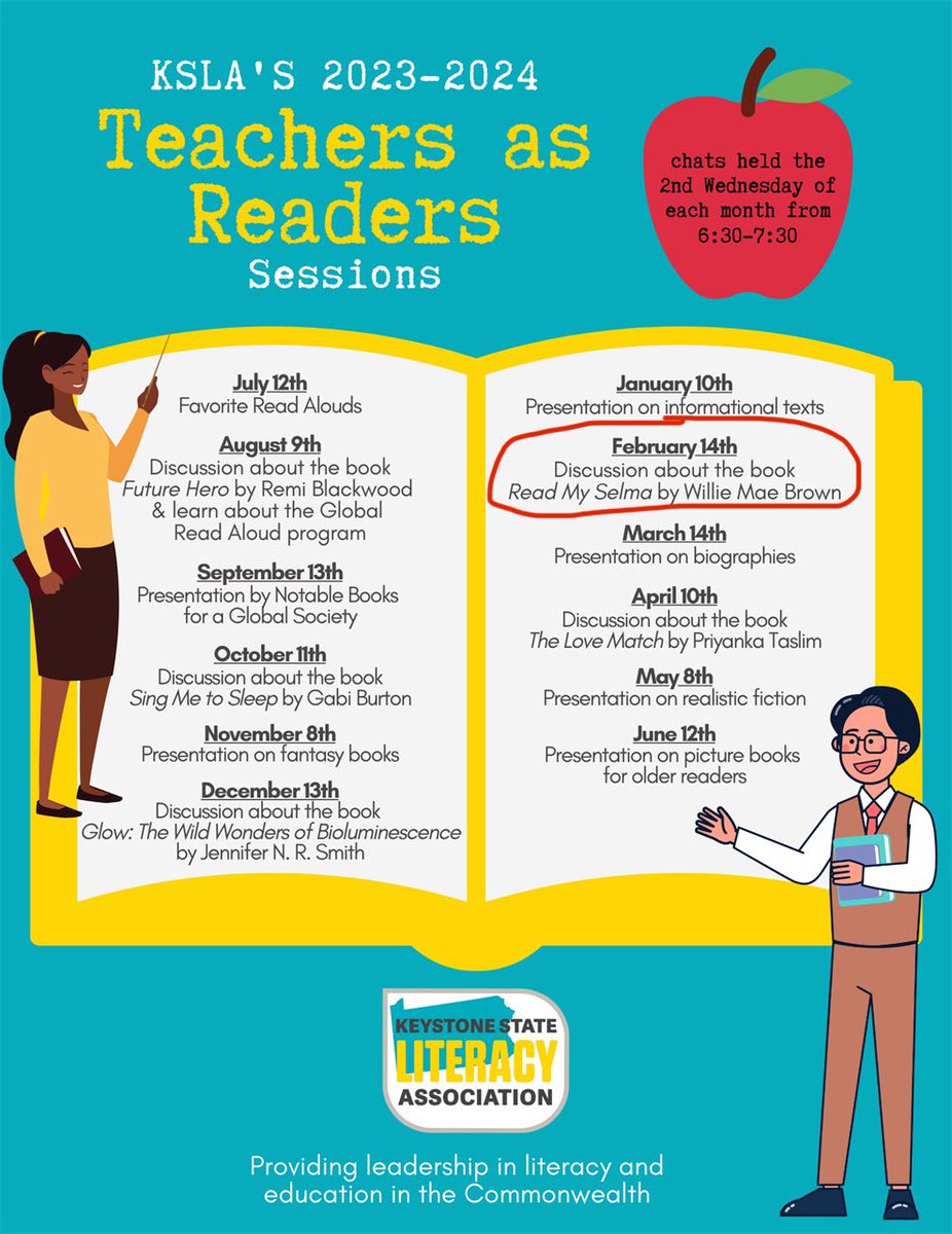 Join us for our March Wednesday Webinar on the 14th from 6:30-7:30! We’ll be learning about some of the best biographies, memoirs, and autobiographies for children to enjoy. Members can register at the following link:

forms.gle/7F5RVK4gg7PDpG…