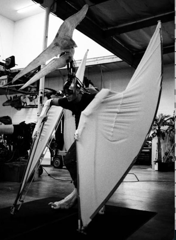 The Pteranadon suit as made by Stan Winston Studio for Jurassic Park 3 . #jurassicpark