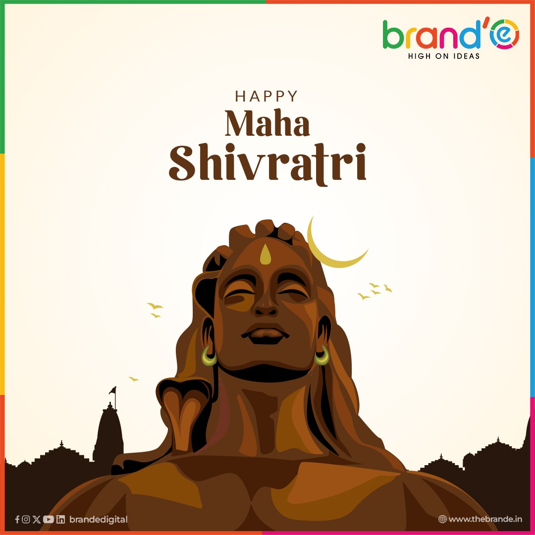 BrandeDigital's tweet photo. May #LordShiva's grace illuminate your path on this auspicious occasion of #MahaShivratri.💫🌺🙏

#Shivratri #HappyShivratri #LordShiva https://t.co/6s0e11mWRQ