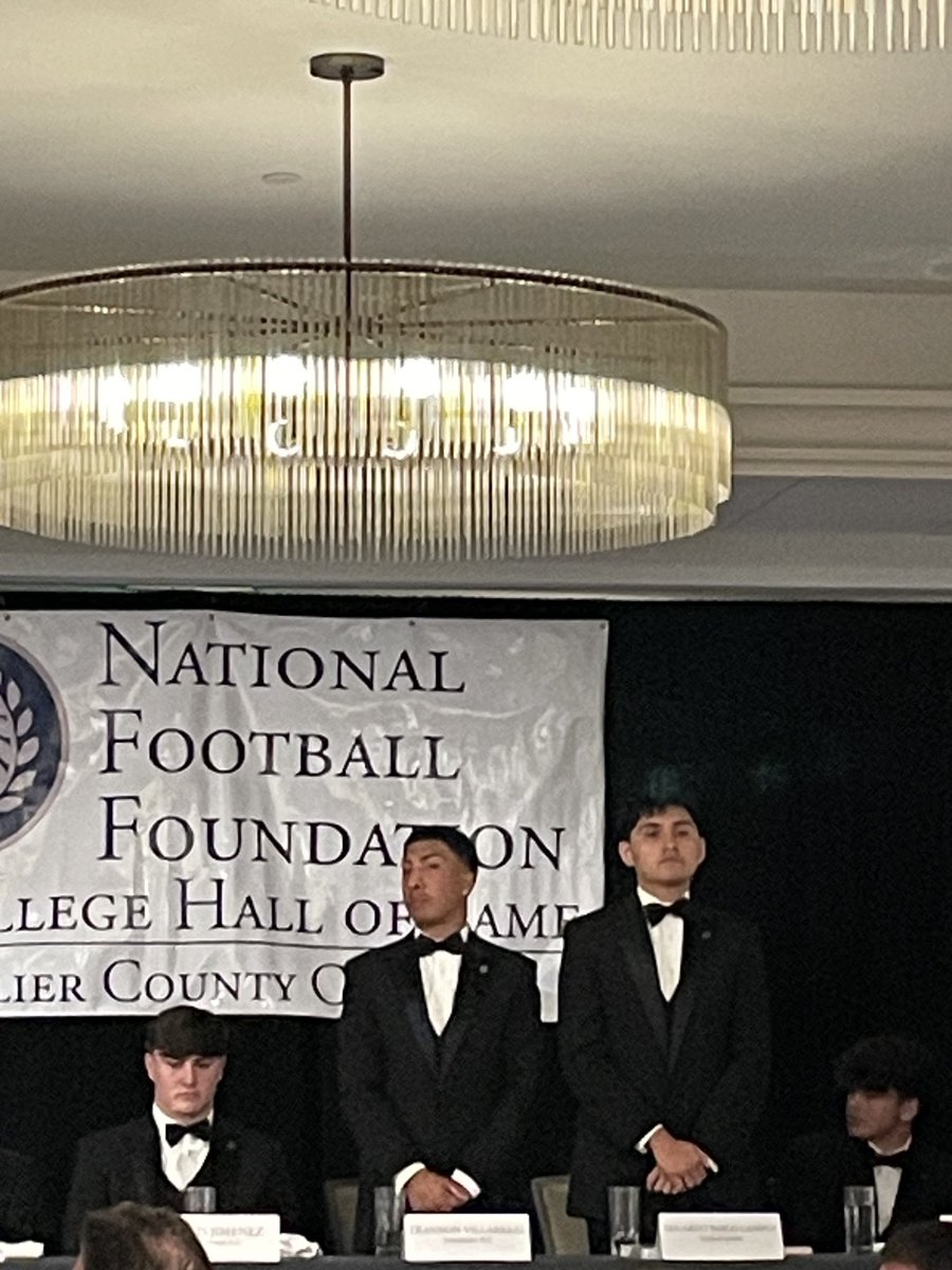 Congratulations to Trannon and Eduardo for being awarded a $2500 scholarship from the National Football Foundation. ⁦@ChrisSiner⁩ ⁦@ChadCCPS⁩ ⁦@CCPSathletics⁩