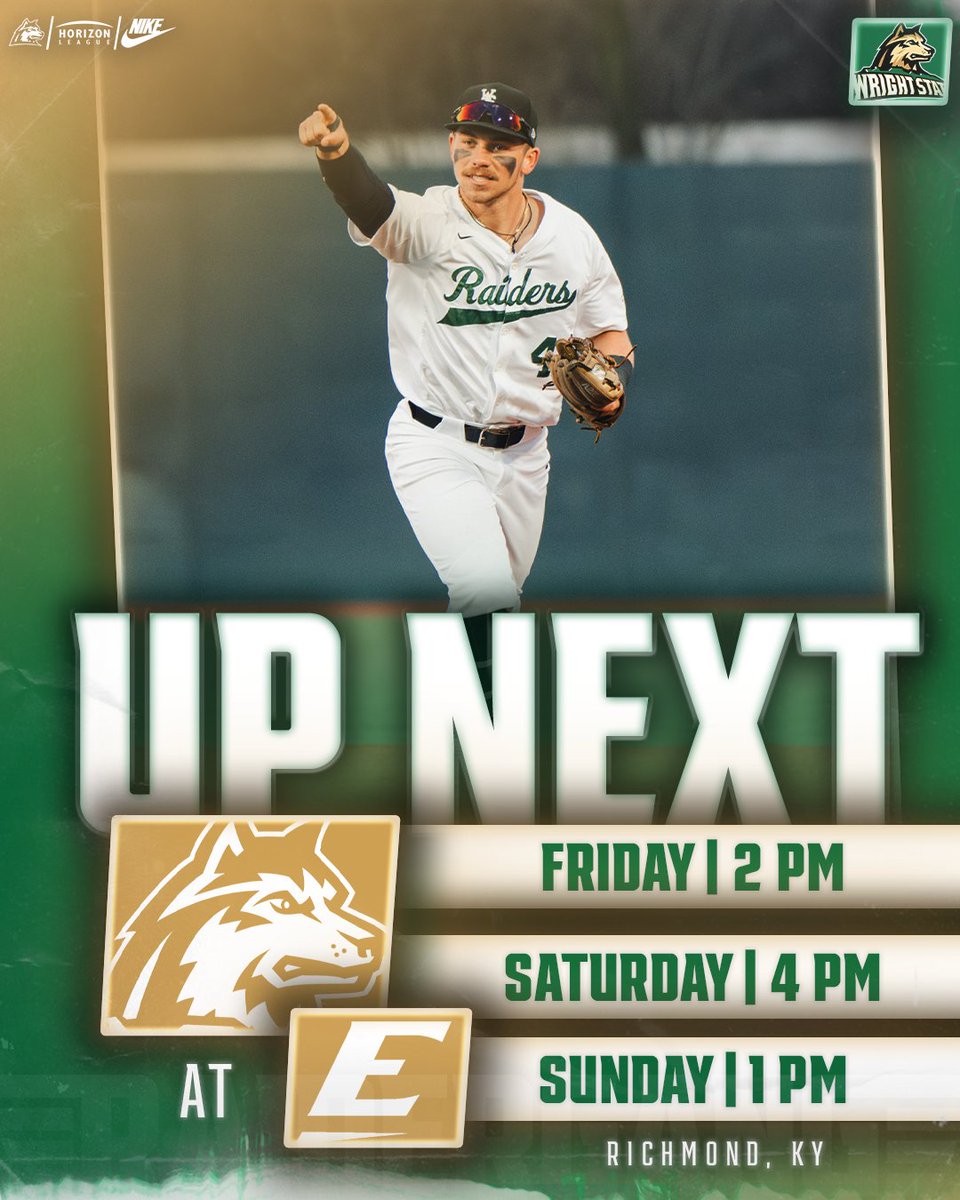 Back at it tomorrow!!!

🆚 Eastern Kentucky
📍 Richmond, KY
📺 ESPN+ (Friday &amp; Saturday)
📅 Friday | 2pm
📅 Saturday | 4pm
📅 Sunday | 1pm

#Raidergang | #BuildtheMonster