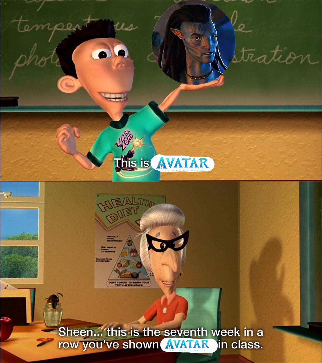 BrightflameBrat's tweet photo. My show and tell for today is…
#AvatarTheWayOfWater #avatar #avatarjakesully #avatarmeme #jakesully #jimmyneutron https://t.co/hu5tnXacX8