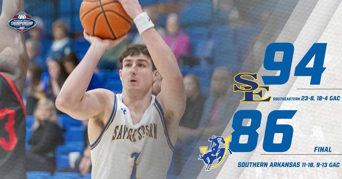 Survive and advance ⚡️⚡️ @GoSoutheastern | #StormChaSE