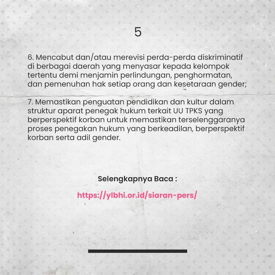 YLBHI's tweet photo. Pernyataan sikap LBH-YLBHI dapat dilihat pada laman berikut: https://t.co/fQRwr6ZVyn https://t.co/HO0LkqoeHm