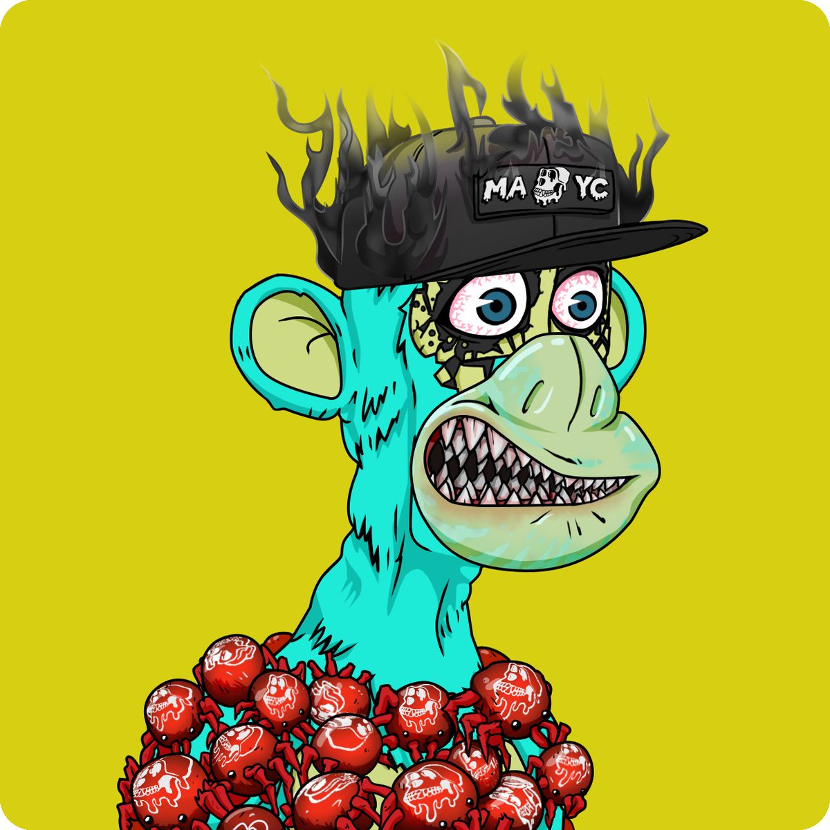 Last night I bought this MAYC. Is it just me or does it really look good?  This is still thing ? Ape follow ape show me your apes
<a href="/BoredApeYC/">Bored Ape Yacht Club 🍌</a>
