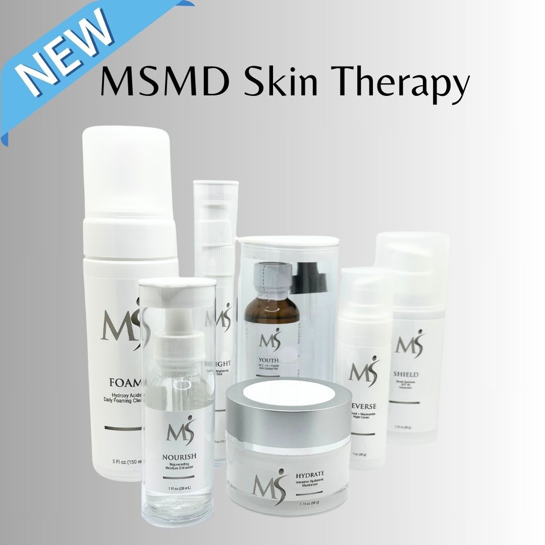 It’s finally here. A line of medical-grade skincare created in collaborative between a board certified plastic surgeon and a leading dermatologic chemist. Check it out! msmdskintherapy.com