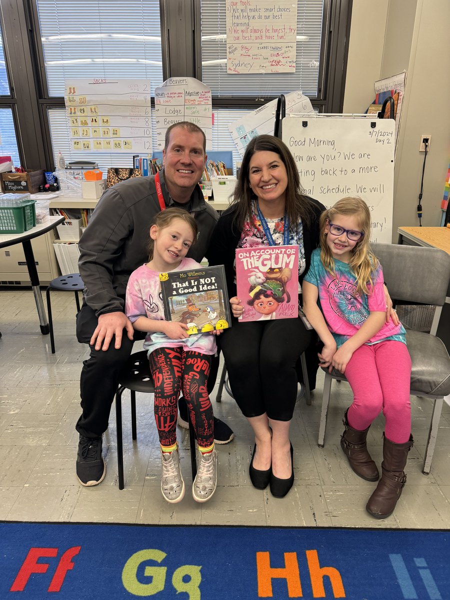 A big thank you to all of our class parents who came in to read for Read Across America Week! I loved seeing the smiles on my students faces when their parent arrived to help us celebrate our love for reading!!!📚❤️ <a href="/RobertHunterES/">Robert Hunter</a>