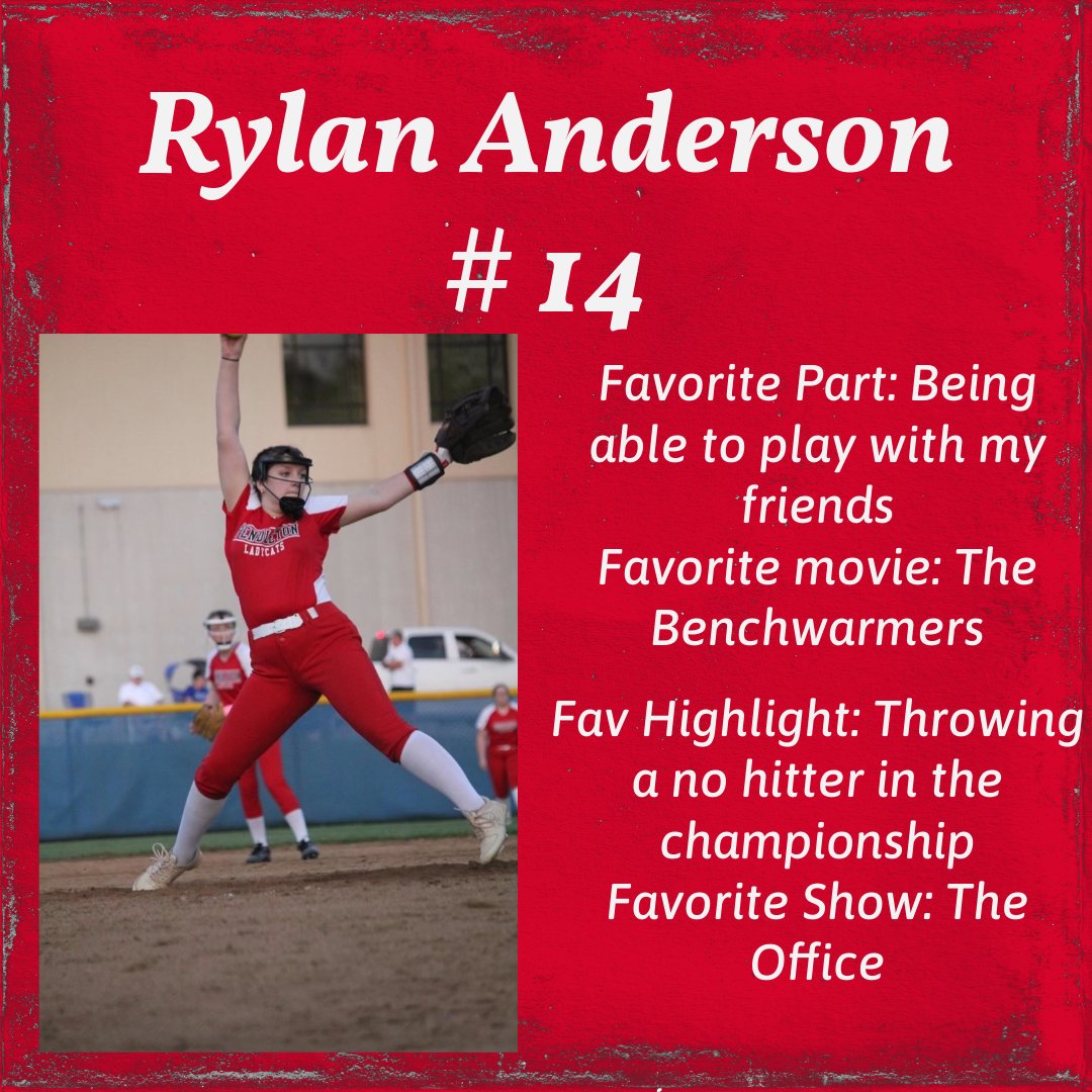 Next up on our meet the team is Rylan! Rylan has gained confidence this off-season and is ready to make an impact on the field. We are excited to see what Rylan accomplishes this year! Welcome back, #14!