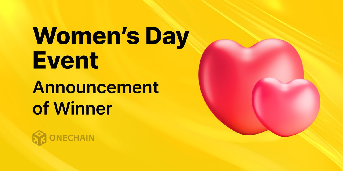 Onechainpro's tweet photo. 👑 Winner Announcement 👑

We are delighted to announce the winners of the International Women's Day Event.

➡️ Here is the list of winners: https://t.co/6cbdGxPF19

✅ Please stay tuned for updates.

#happywomensday #IWD2024 https://t.co/oPgcKltjUU