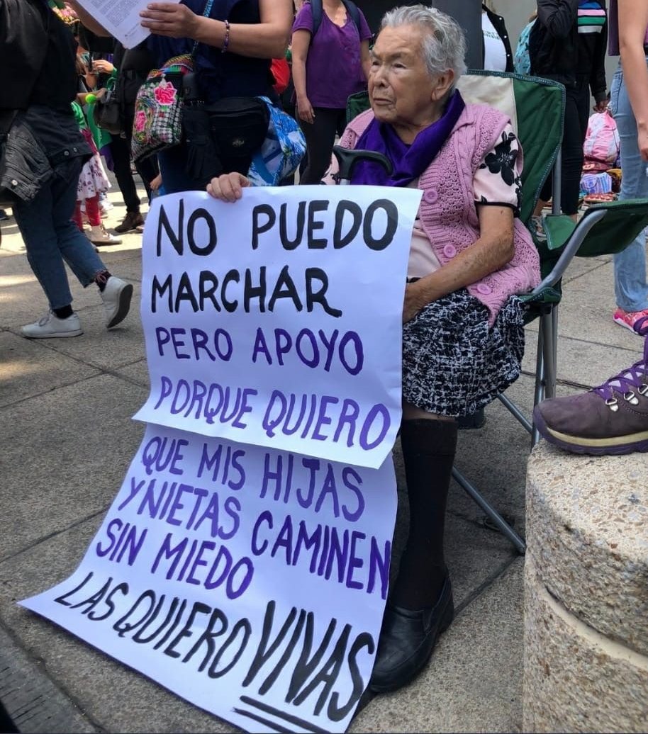 Gracias abuelita, mamá, tía, prima, sobrina, amiga, hermana. ✊💜
#8M #8M2024
