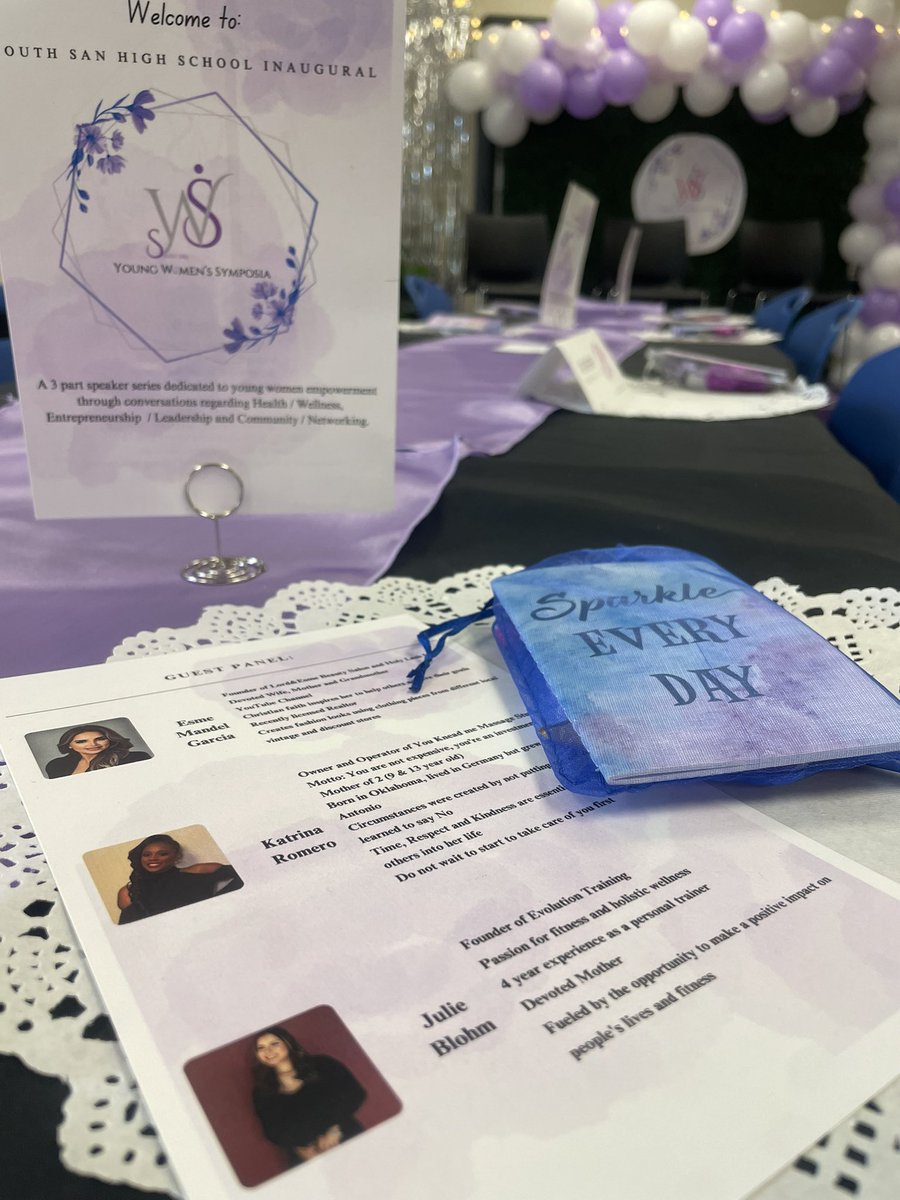 aTechnolochic's tweet photo. Celebrating #WomensHistoryMonth with these lovely Bobcats and honored guests! Our inaugural Young Women’s Symposia event kicks off today and will continue after Spring Break @SSAISDssahs https://t.co/guGw2uWgtq