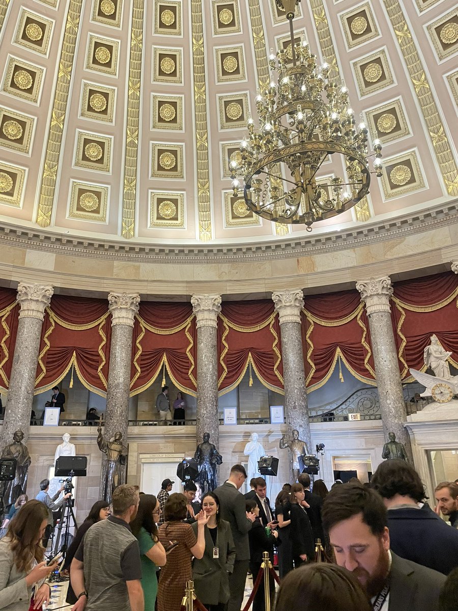 In Statuary Hall for the State of the Union! Stay tuned for reactions from Arizona lawmakers coming soon!