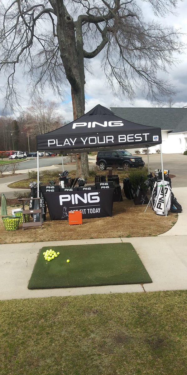 MorganGolfNC's tweet photo. Ping demo fitting day at Maple Chase Golf and Country Club in Winston Salem, NC. It was a great day for Ping G430 10 K drivers. I want to thank the staff and membership for the opportunity to visit and fit. Looking forward to a return visit. 
#PING #PlayYourBest https://t.co/TtmYsnejiV