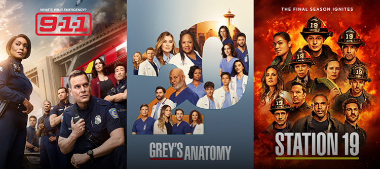 OnTheRedCarpet's tweet photo. IN ONE WEEK, @ABCNetwork is bringing the drama! @The911onABC makes its ABC debut, @GreysABC kicks off their 20th season premiere and @Station19 starts its farewell season. Tune in Thursday, March 14 starting at 8p/7c on ABC. https://t.co/Chc77SQiTb
