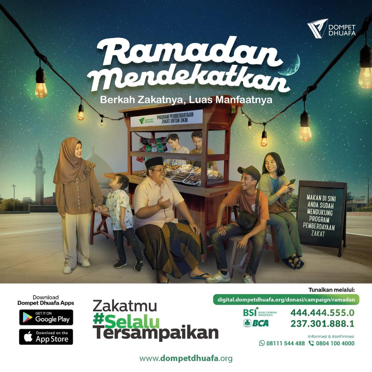 Bersama program dari <a href="/dompetdhuafaorg/">Dompet Dhuafa</a> teman2 bisa salurkan kebaikannya di sini ya. Infonya ada di flyer ini.
.
#RamadanMendekatkan
#SelaluTersampaikan