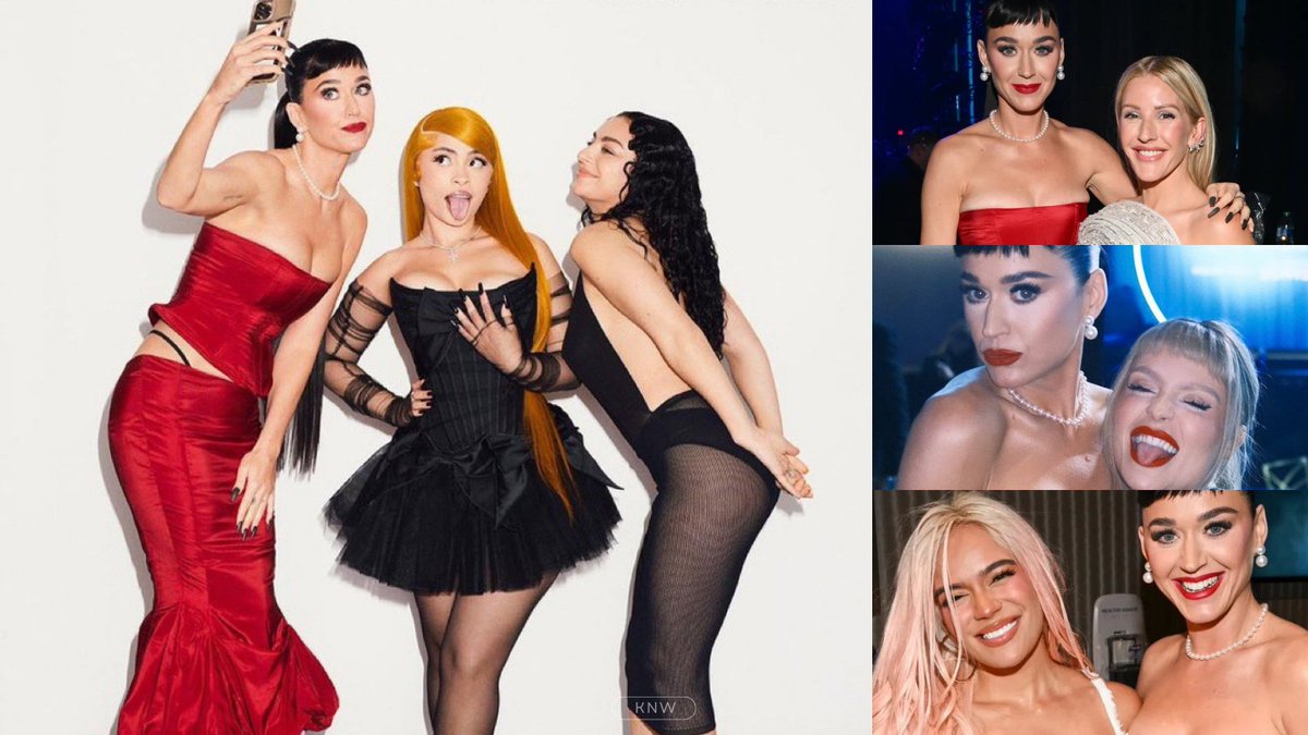 Bora fazer uma rápida tour pelas celebridades que Katy Perry encontrou no  'Billboard Women in Music 2024'? ❤️\u200d🔥🦋🍑 Luisa Sonsa, Ellie Goulding,  Karol G, Charli XCX e Ice Spice. • Até o, image size:1200x675
