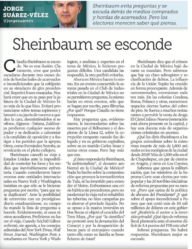 LauraMex's tweet photo. Algo está pasando con Claudia Sheinbaum, la han invitado a varios eventos con ciudadanos y decide no ir:

❌CitiBanamex con empresarios 
❌Fil Guadalajara
❌Episcopado mexicano 
❌ITAM
✅Zócalo lleno de acarreados 

¿Como pretende ser presidenta si no escucha a los ciudadanos? Por el contrario, nos llama hipócritas y falsos por defender a la democracia. 

No serás presidenta Claudia…

#SheinbaumConMiedo
#XochitlGalvezPresidenta2024