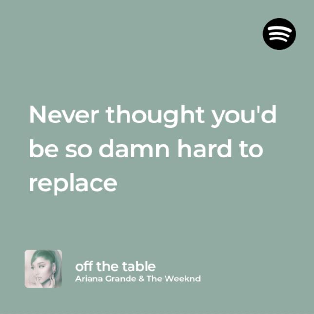 off the table / ariana grande & the weeknd