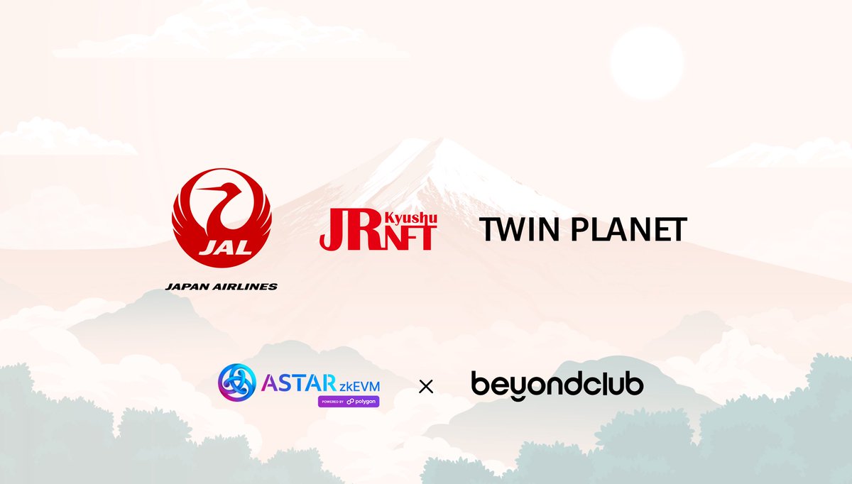 As part of the “Yoki Origins” launch campaign by Astar zkEVM, we proudly supported the NFT development efforts of three esteemed Japanese corporations: JAL, JR Kyushu, and Twin Planet! 🚀 Congratulations on the launch, Astar team! 🎉 @AstarNetwork @AstarNetwork_JP Astar