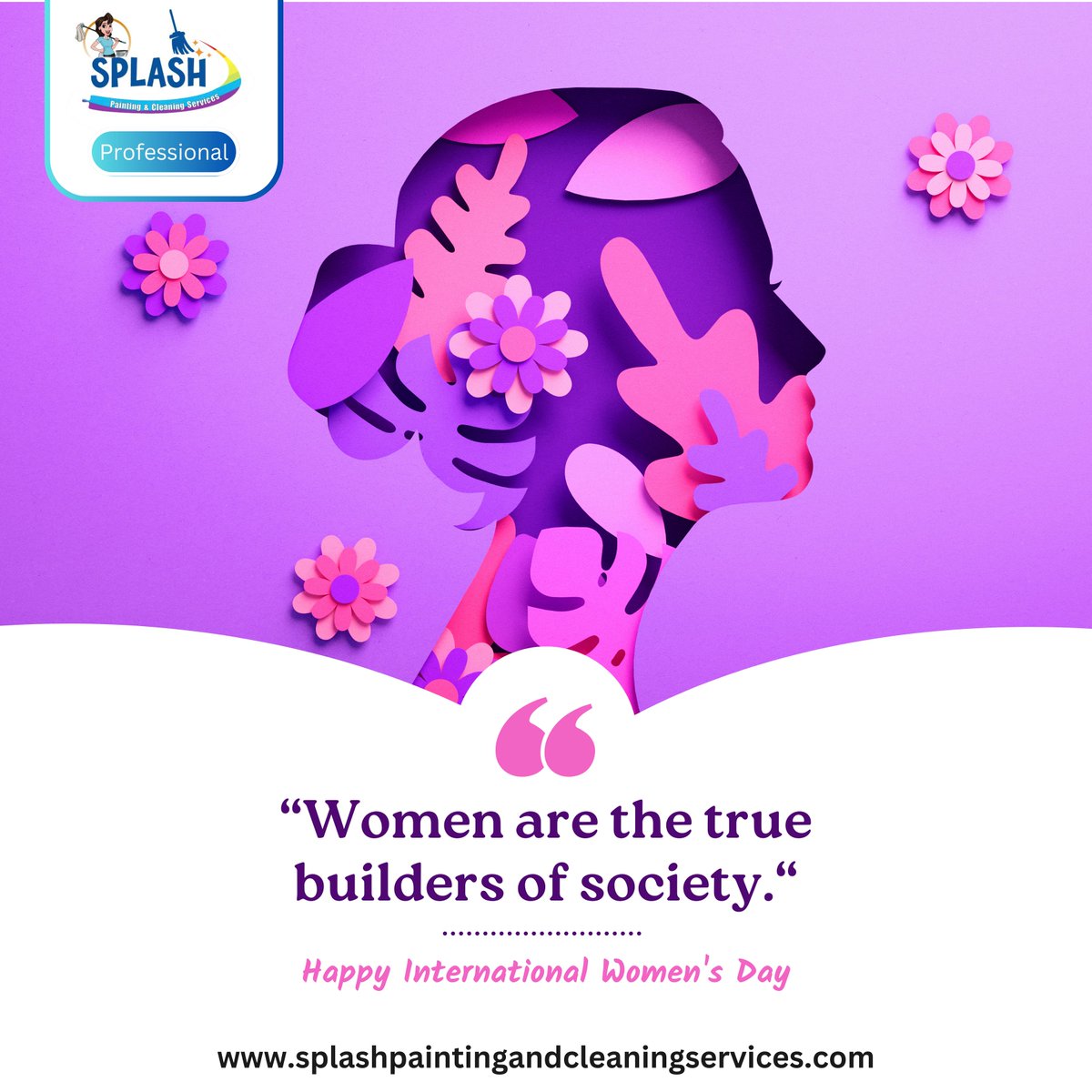 splash_pnc's tweet photo. Happy Women's Day! Today, we celebrate the strength, resilience, and achievements of women around the world!
.
.
.
#happywomensday2024 #strength #empoweringwomen #Leadership #splashpaintingandcleaningservice #paintingservices https://t.co/HelrCOLRwI