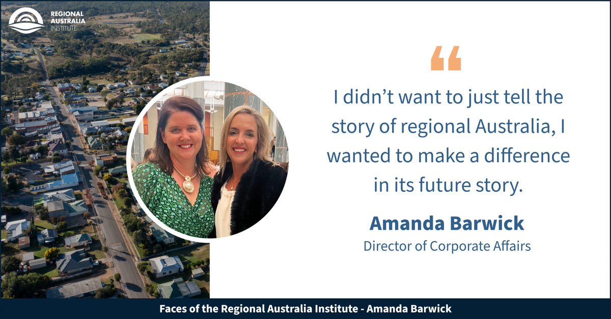 For #InternationalWomensDay, our CEO - Liz Ritchie, would like to highlight some of the exceptional women at the RAI, starting today with Corporate Services Director, Amanda Barwick, whose connection with #RegionalAustralia runs deep. 🔗regionalaustralia.org.au/meet_amanda #IWD2024 #IWD