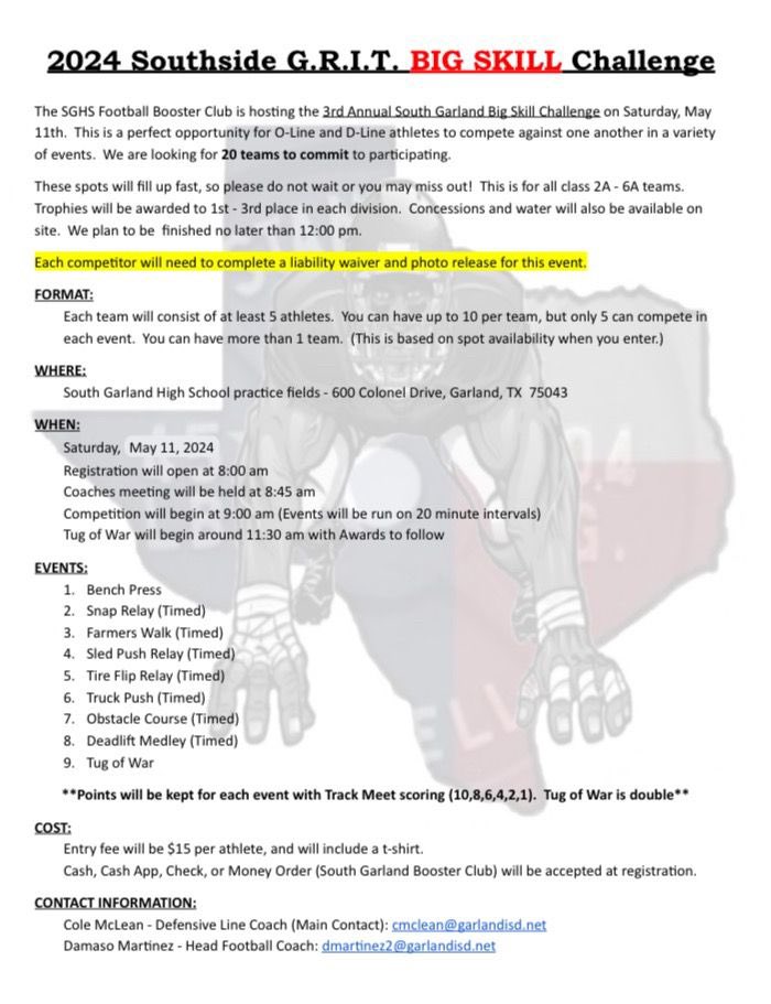 South Garland High School Powerlifting tweet media