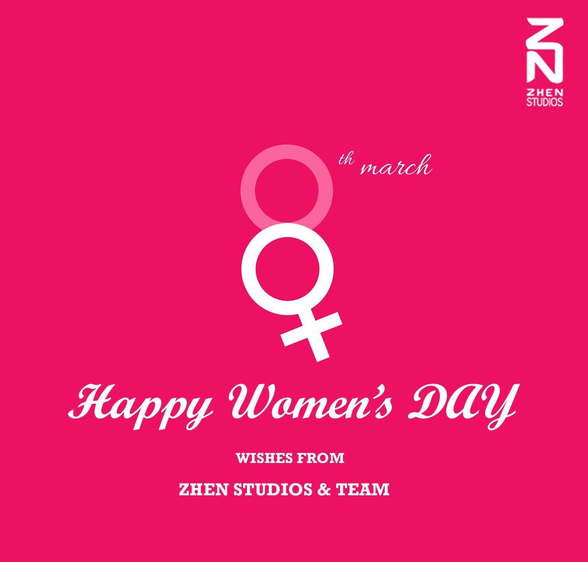Happy International Women's Day from Zhen Studios! Today, we celebrate the incredible achievements and contributions of women everywhere. Shine on! 💖✨ #WomensDay2024 #WomensDay