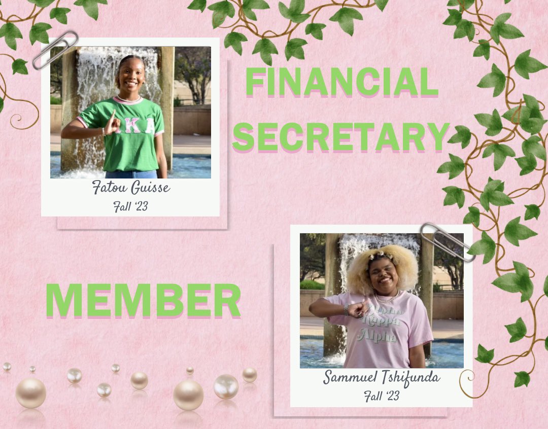 Meet the Oh So Pretty Ladies of the Omicron Tau Chapter of Alpha Kappa Alpha Sorority, Incorporated! 🩷💚