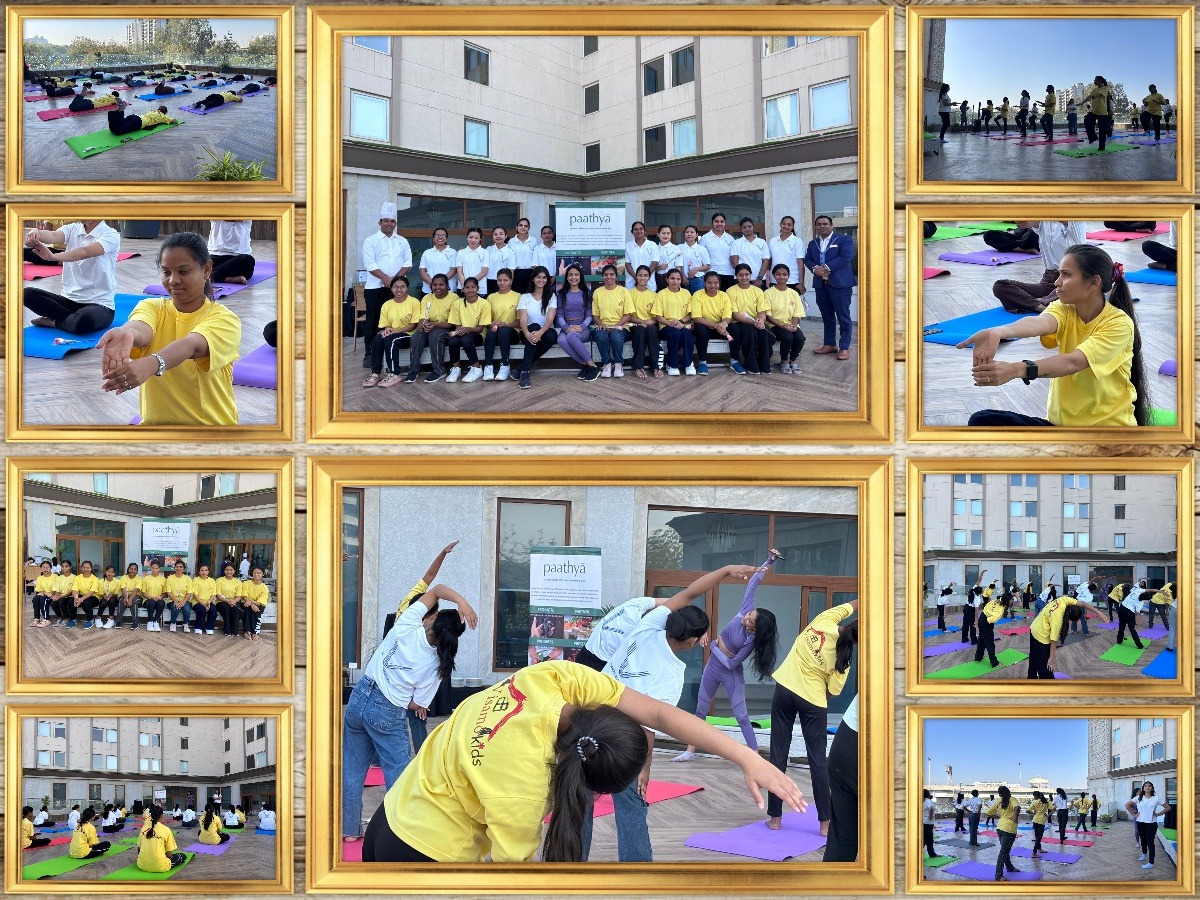 Continue to break barriers and set new standards for excellence. 
Girls and women team members - gruhmatas (house mothers at the shelter home) visit Vivanta by Taj in Ahmedabad to participate in Yoga for Reproductive health. 
#iwd2024 #womeninpower #womeninbusiness #vivantabytaj