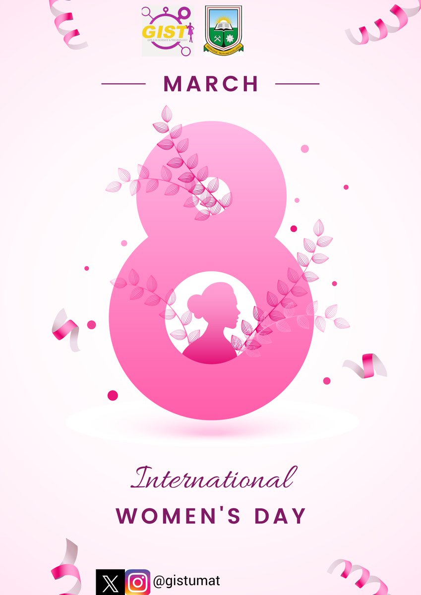 gist_umat's tweet image. Marking International Women&apos;s Day, we celebrate the strength and achievements of women globally. Happy International Women&apos;s Day!                                               #GIST                                                                                 #CelebratingWomen