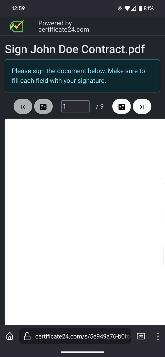brocococonut's tweet photo. @NextcloudSign The signing process on mobile needs to be fixed I think... The pdf (A4 sized in this case) forces the page to be too big. The other UI elements don't adjust correctly
Simplest fix would be setting a max-width of the PDF previewer. (affected: firefox, chrome) https://t.co/bDQ7tHxDdj