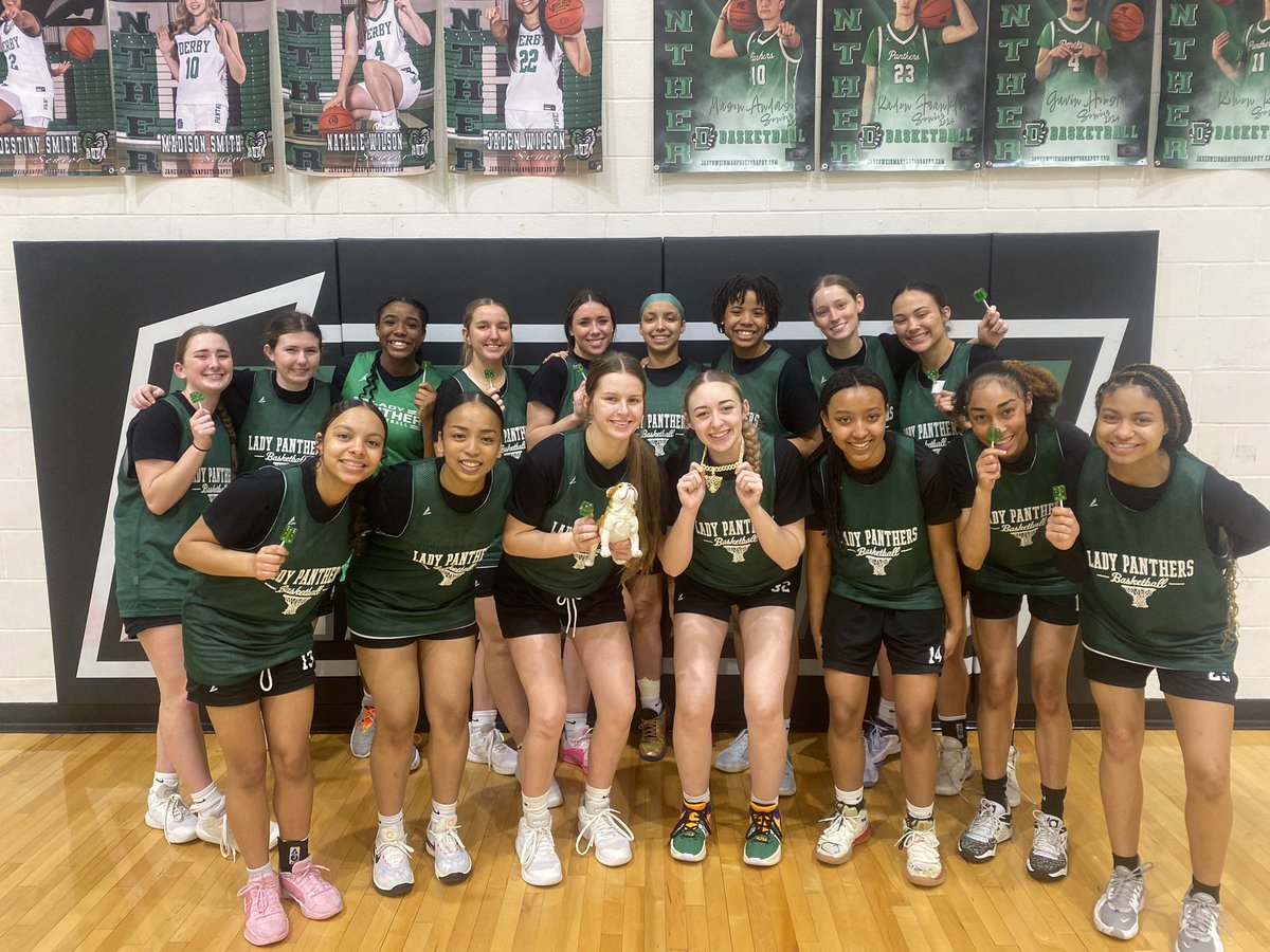 LadyPantherBB's tweet photo. Quarterfinals Dogs of the game: 
@KylerDemel and @madison_smith31! 

These two dominated both ends of the floor! 
Kyler had the toughest defensive assignment in the state and contained it and Maddi showed up big scoring 15 pts (5/10 from 3) in the TEAM win! 

#TrustTheProcess https://t.co/leMjhtQgp6