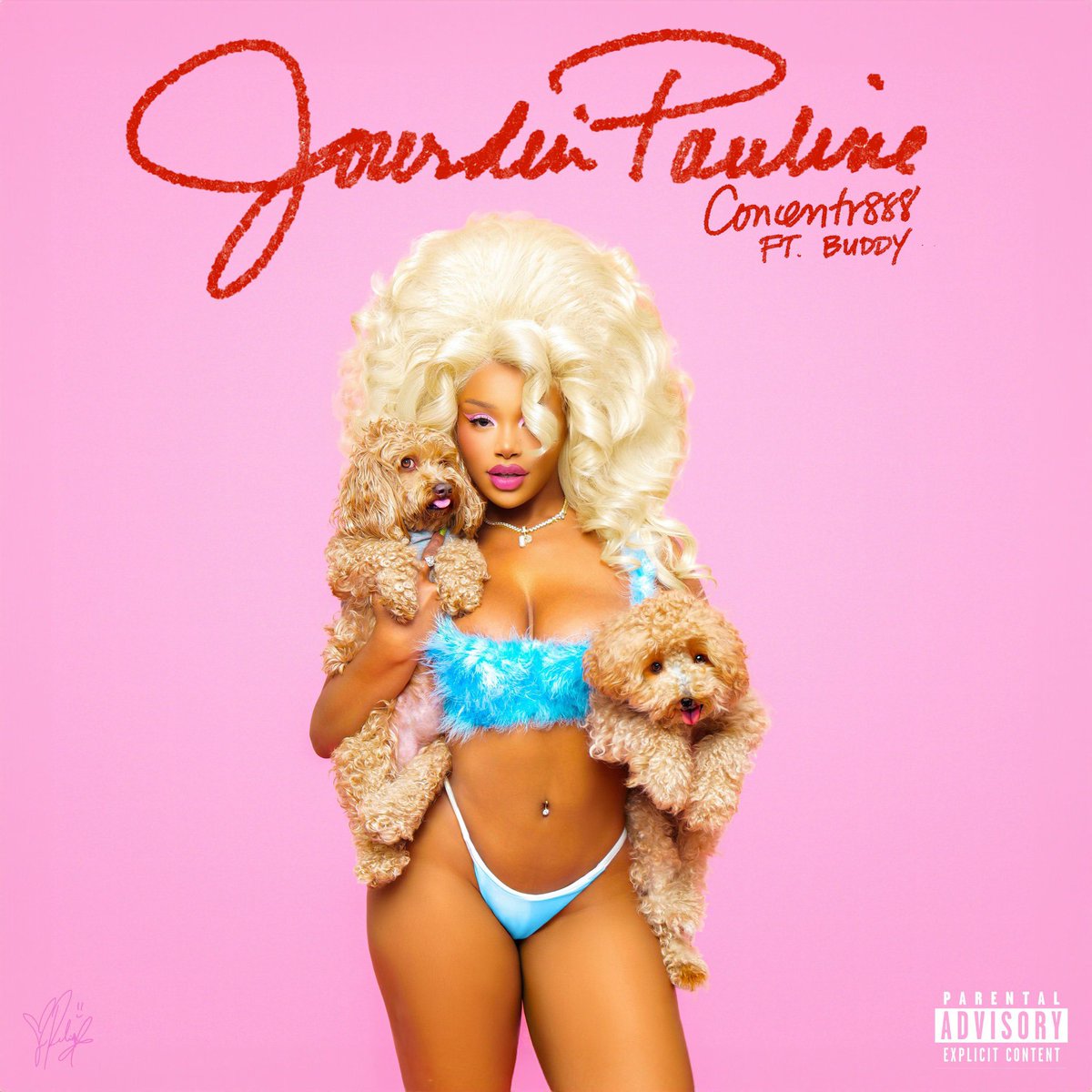 Jourdin Pauline announces her new single “Concentr888” featuring Buddy releasing March 22nd. @JOURDINPAULINE @Buddy