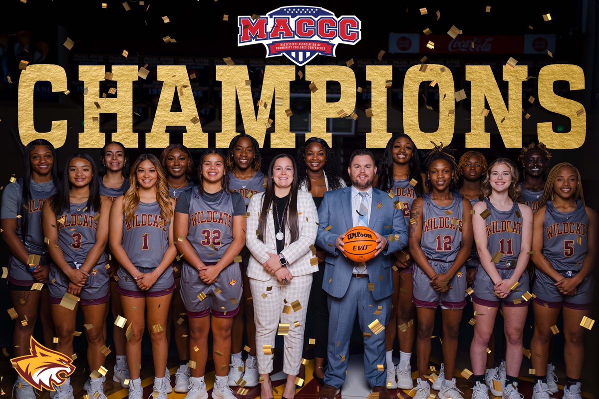 THE MACCC CROWN IS HEADED BACK TO POPLARVILLE!👑 No. 11 Pearl River takes down Northeast 8️⃣3️⃣-4️⃣5️⃣ to earn the 2023-24 MACCC Championship! #RRR🐾