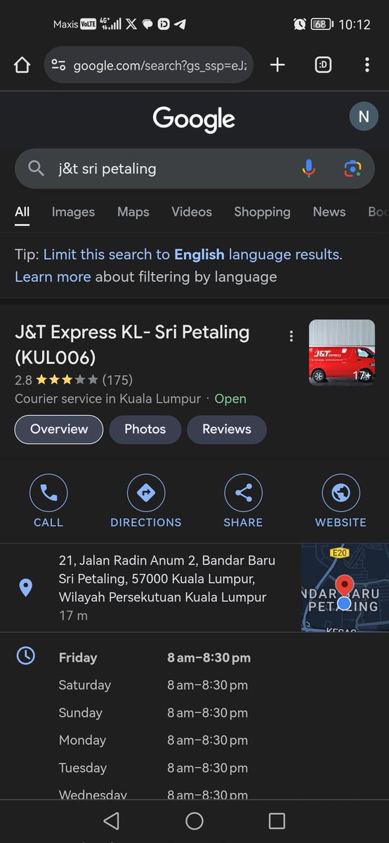 24hlovingwonu's tweet photo. @jntexpressmy Open apa macamni? Info stated pun tak betul. Please la update accordingly. Orang bayar transportation fees and all just to come see a closed shop? https://t.co/aMuyyxpT8m