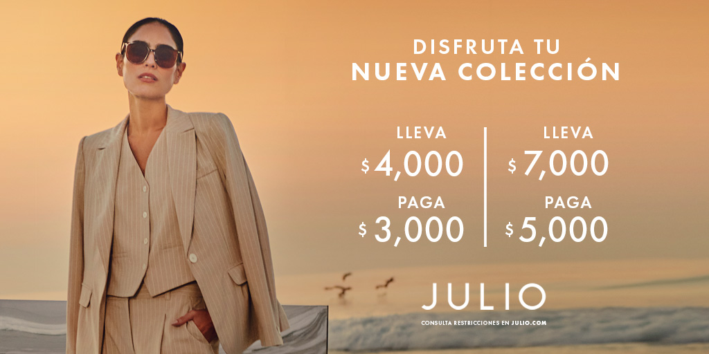 ¡Explora las nuevas colecciones y promociones de temporada que @Grupo_JULIO #PlazaUniversidad tiene para ti!