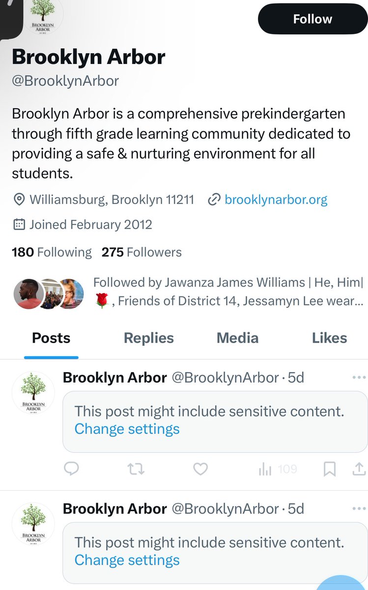 nycedpalestine's tweet photo. Locking & restricting official @NYCSchools accounts appears to be in response to concerns about the targeting of a D14 employee for supporting Palestinian liberation.
@District14Supt & @BrooklynArbor Principal Eva Irizarry we still see you 👀
#ProtectEducators #FreePalestine https://t.co/gUaV5Rjgri