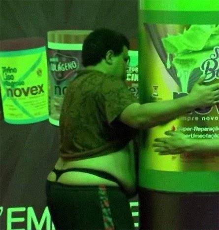 esquizopoc's tweet photo. Não tem como não olhar pra essa prova de resistência e não lembrar do Babu de calcinha #BBB24 https://t.co/bWi3apgYfp