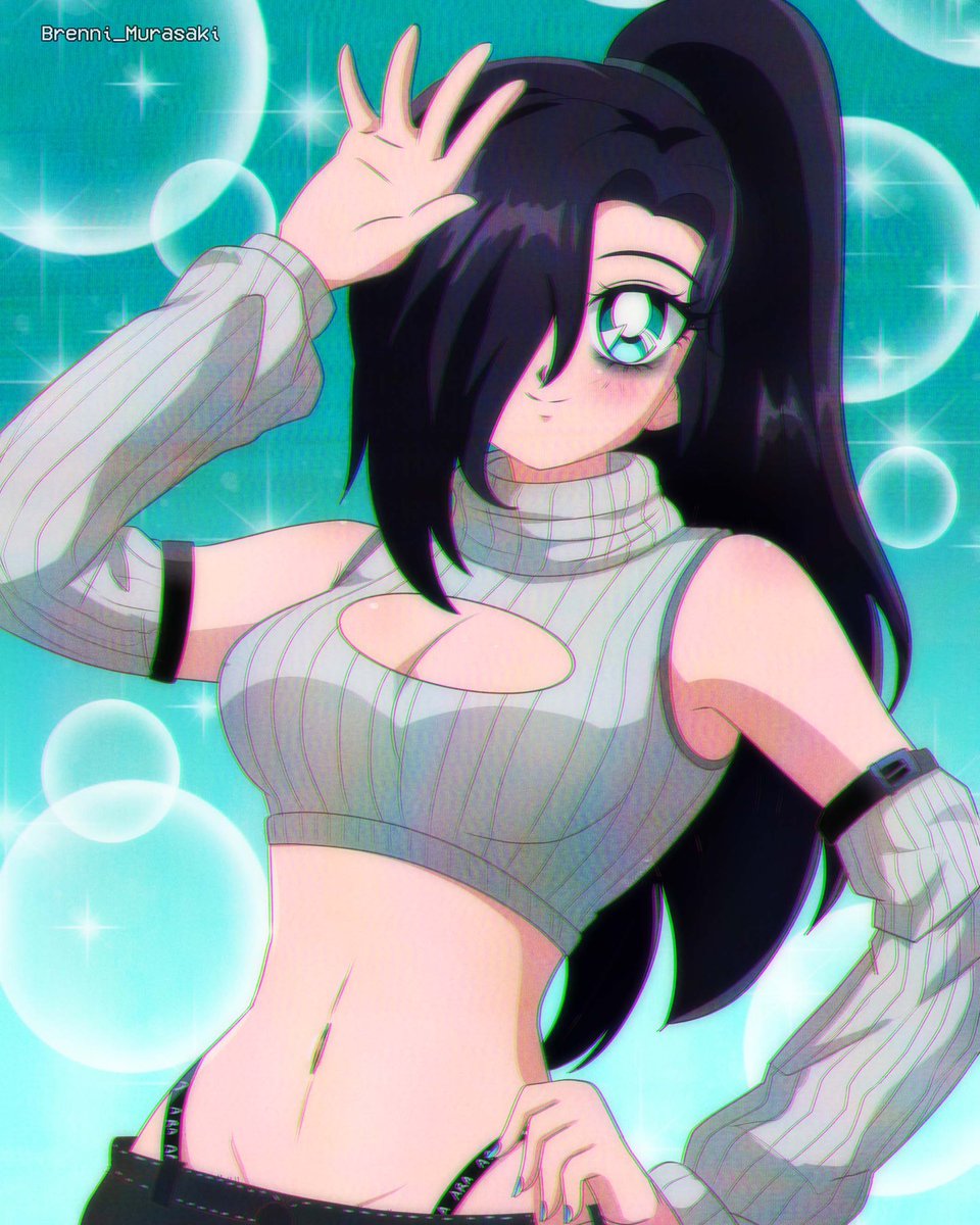 BrenniMurasaki's tweet photo. Commission of a “Secret Client” for @AyumiOneesan  🤍I hope you like it ✨
.
#AyuArts #commissionart #commissions #90sanimestyle #Clipstudiopaint https://t.co/YEJOllarXc